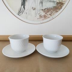 ROYAL COPENHAGEN 汲み出し カップ&ソーサー 2客