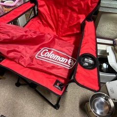 Coleman コールマン　折りたたみチェア　アウトドアチェア　赤　レットの画像