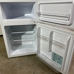 S-cubism ノンフロン冷凍冷蔵庫 90L 2ドア 冷蔵庫の画像