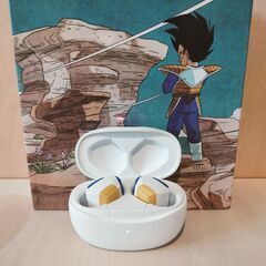【未使用】ドラゴンボールZ×final ワイヤレスイヤホン FI-DBTW ベジータの画像