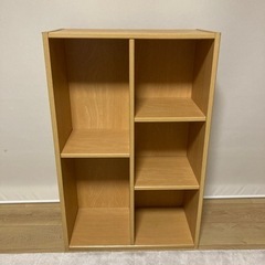 カラーボックス　木目調
