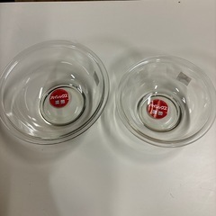 耐熱ガラスボウルセット（未使用）