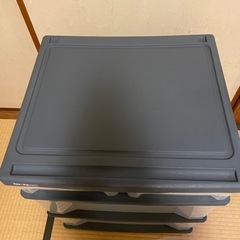 【お取引終了しました！感謝！】収納ケース三段の画像