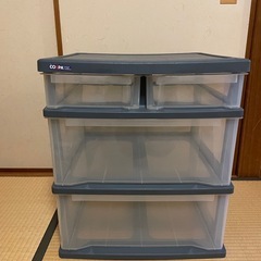 【お取引終了しました！感謝！】収納ケース三段