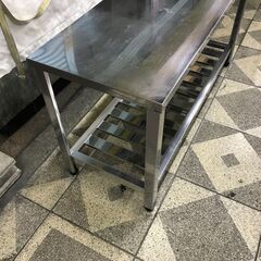 作業台 コンロ台など 1200*450*650 業務用 中古の画像