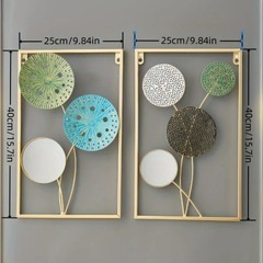 新品♪アイアン　ウォールアート　ウォールデコ　2個セットの画像