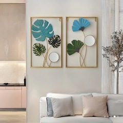 新品♪アイアン　ウォールアート　ウォールデコ　2個セットの画像