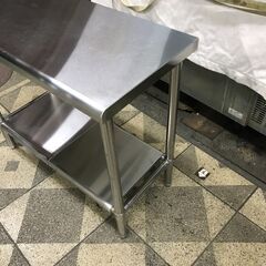 作業台  パイプ脚 900*450*800 業務用 中古の画像