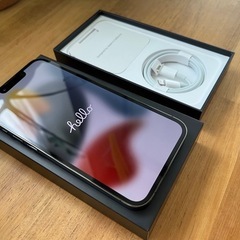 iPhone13 Pro 128GB グラファイト SIMフリー 本体+充電ケーブル+箱