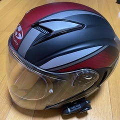 オージーケーカブトバイクヘルメット ジェット EXCEED フラ...
