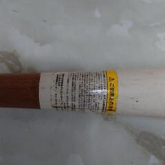 素振りバット＆硬式ボールの画像