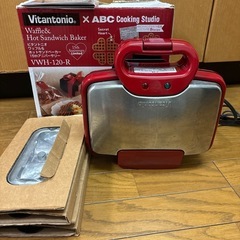 ビタントニオ　ワッフル&ホットサンドベーカー プリート2種類 の画像