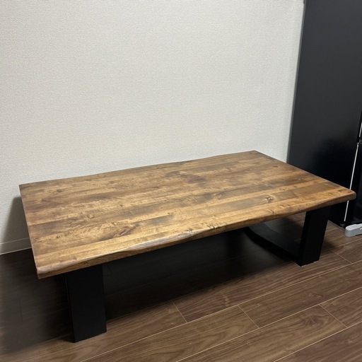 6月中出品　ローテーブル　天然木無垢材 　