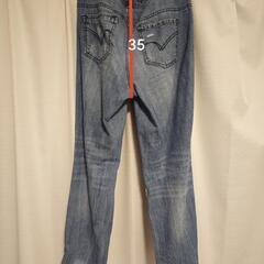 cachecacheレディデニムパンツの画像