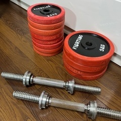 FIGHTING ROAD ダンベル 計40kg シャフト付
