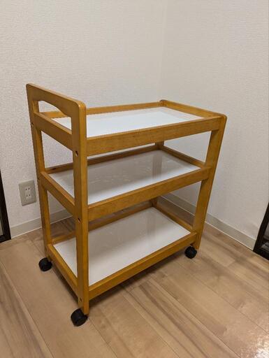 キッチンラック、キッチンワゴン、隙間収納３段