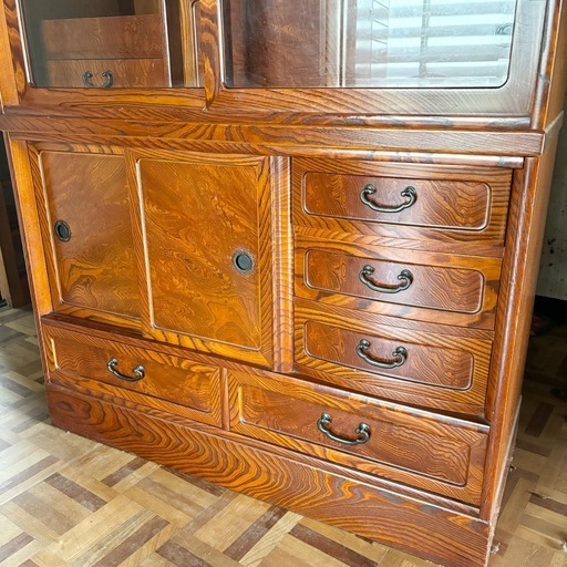 割引 茶箪笥 和風 レトロ 箪笥 飾り棚 和箪笥 茶箪笥 和風 レトロ 箪笥