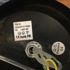 照明　金具　　4個の画像