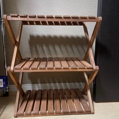 木製ラック　3段