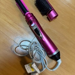 コイズミ マイナスイオンカーリングドライヤー ピンクの画像