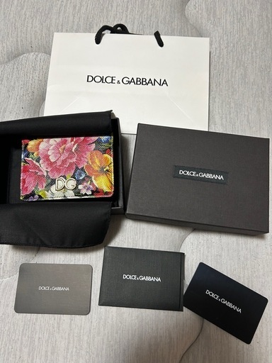 Dolce&Gabbana  ドルガバ 二つ折り財布 ミニウォレット 花柄