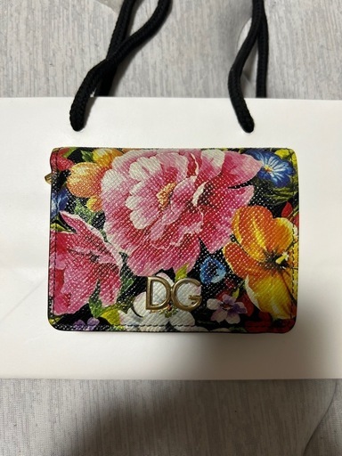 Dolce&Gabbana  ドルガバ 二つ折り財布 ミニウォレット 花柄