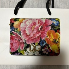 Dolce&Gabbana  ドルガバ 二つ折り財布 ミニウォレット 花柄