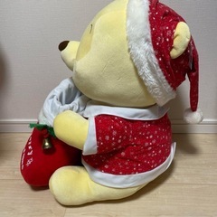 特大 ディズニー くまのプーさん クリスマス ぬいぐるみの画像