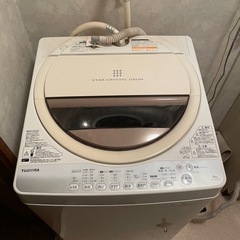 [引取先決定]東芝洗濯機AW-60GM(W) 2013年6月発売商品　