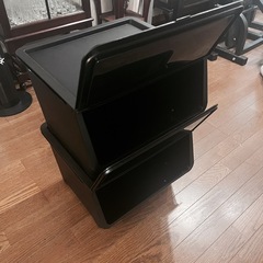 【受け渡し完了】IKEA ボックス収納2個　衣装ケース　収納ケースの画像