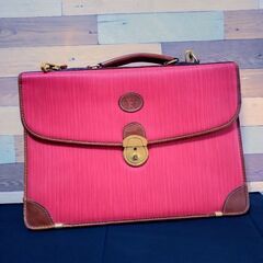 【中古】ビジネスバッグ 書類鞄 B4 鞄 本革 レザー