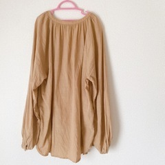 GAP ベージュ チュニック Sサイズ 長袖の画像