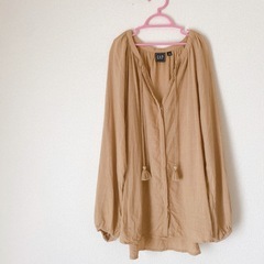 GAP ベージュ チュニック Sサイズ 長袖