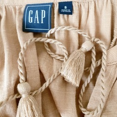 GAP ベージュ チュニック Sサイズ 長袖の画像