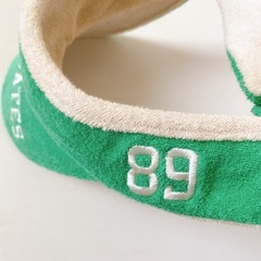 PEARLY GATES パーリーゲイツ グリーン サンバイザー　タオル生地の画像