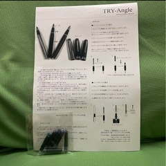 未使用　トライアングル万年筆　インク付き  送料込み1本1000円2本1800円の画像
