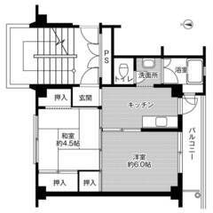 ◆敷金・礼金が無料！◆ビレッジハウス向田1号棟 (206号室)