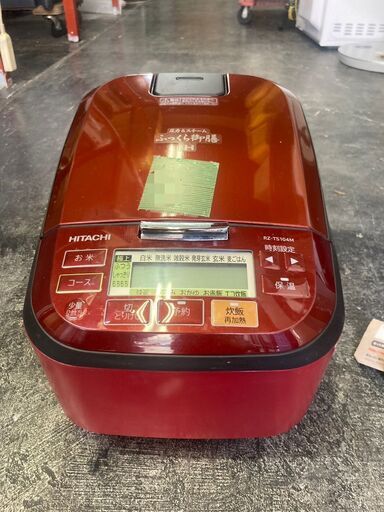 ☆中古￥8,800！HITACHI　5.5合IH炊飯ジャー　家電　RZ-TS104M型　2020年製　【BI164】