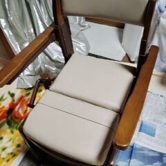 介護　ポータブルトイレ　家具調　美品