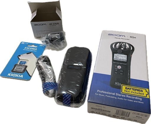 Zoom H1n ハンディレコーダー 付属品付き 16GB SDカード