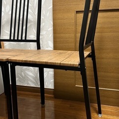 ダイニング チェア 椅子 2脚セット　訳ありの画像