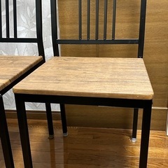 ダイニング チェア 椅子 2脚セット　訳ありの画像