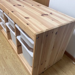 子供おもちゃ箱　IKEA TROFAST トロファストの画像