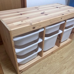 子供おもちゃ箱　IKEA TROFAST トロファストの画像