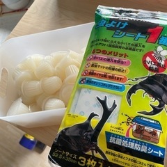 かぶとむしのゼリー　虫除けシート