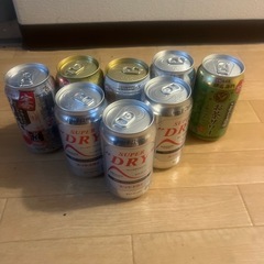 缶チューハイ、缶ビール各種
