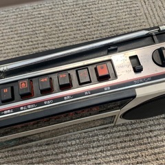SANYO サンヨー　昭和レトロ　オシャレ　ラジカセの画像