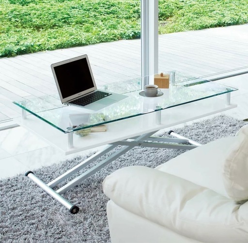 ガラス昇降テーブル