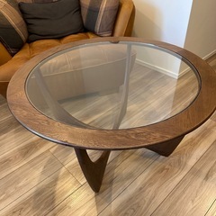 【美品】ジース リビングテーブル 83cm オークブラウン
