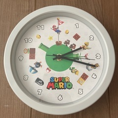 スーパーマリオ　壁掛け 時計